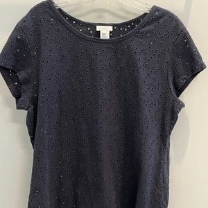 Eyelet Tee